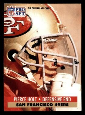 1991 Pro Set FACT Mobil #292 Pierce Holt Football Card